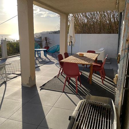 Superbe Terrasse Avec Vue Panoramique Sur La Mer Marseille Kültér fotó