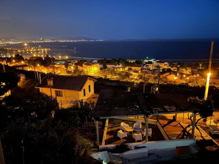 Superbe Terrasse Avec Vue Panoramique Sur La Mer Marseille Kültér fotó